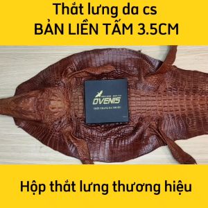 Thắt Lưng Da Cá Sấu Liền Nguyên Tấm Lưng [DÂY CÓ GÙ GAI CÁ SẤU RẤT ĐẸP]