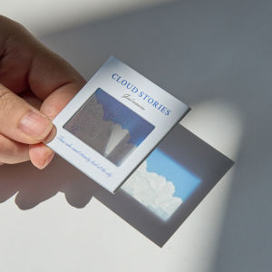 Star River into Dream Reverse Translucent Film Bookmarks Ins Healing Landscape Student DIY Decoration Cards Keychains