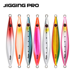 JIGGING PRO Slow Blatt Cast UP 20g 30g 40g 60g Metal Jig Fishing Lure Seawater Shore Slow Pitch Casting Jigging Lures
