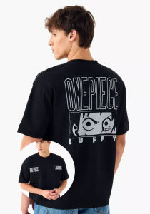 เสื้อยืดอนิเมะวันพีซโอเวอร์ไซส์สำหรับผู้ชาย สตรีทแวร์ เสื้อยืดแขนสั้นลายกราฟิกสำหรับผู้หญิง เสื้อลำลองฤดูร้อน แฟชั่นฮิปฮอป เสื้อผ้าสไตล์ Y2k