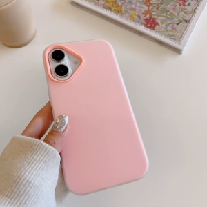 With Strap Case For iPhone 11 12 13 14 15 16 17 Pro Max Phone Case Skin-Feel Matte Liquid Silicone Solid Color Macaroon jelly Case Ultra Thin TPU Matte Soft Shockproof Case Camera lens protection Specially For 16 Seris Protective Cover