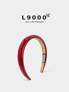 L9000 Rose Story Mũ Tóc Đỏ Da Bóng Cao Cấp Mới 2025 Mũ Tóc Phong Cách Cổ Điển Mới Mũ Tóc Da Bóng Sáng Màu Trắng