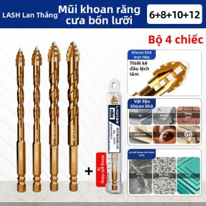 LASH | Mũi Khoan Đa Năng Có Rãnh Cho Gạch Và Bê Tông