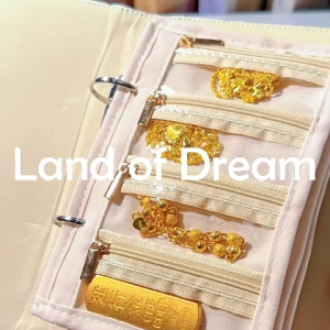 Trave Jewelry Pouch Organizer With 5 Jewelry BagsUsed for Placing Earrings/Bracelets/Rings/Necklaces EtcGift For Her
