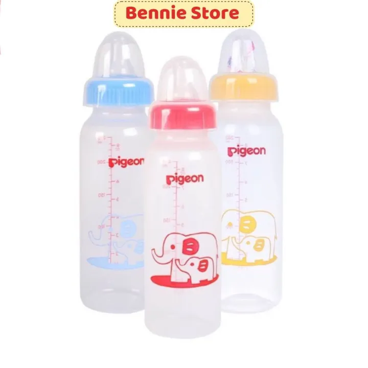 Bình Sữa Pigeon Nhựa PP Cổ Hẹp Loại 120ml & 240ml