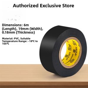 3M Professional Grade Super33# Electricians Tape Self-Adhesive Safety Fireproof Black PVC High-Temperature Resistant UV-Resistant