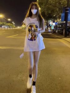 Stylish Cartoon Print T-Shirt