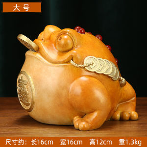 Bronze Golden Toad Figurine Three-legged Toad Decorative Item Business Opening Gift Good Luck Decoration Home Accessories