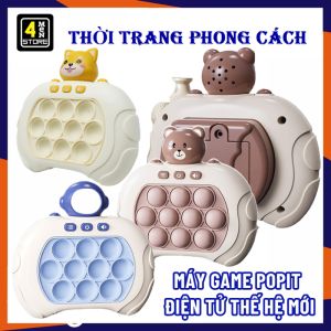Máy Chơi Điện Tử POPIT Thế Hệ Mới - Đồ Chơi Bóp Bóp Giải Trí POP PIT Có Nhạc Có Đèn Nhiều Level ( Sử Dụng Pin 2A ) - Máy Chơi Game Pop It Nút Nhấn - Đồ Chơi Trí Tuệ Xả Stress Giải Trí Thông Minh