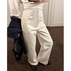 Quần Jeans Ống Rộng Quần Thường Ngày Cho Phụ Nữ Đang Sáng Tạo Quần Dài Ôm Vừa Vặn Không Ngăn Ch� Cổ Điển Cho Mùa Thu Đông