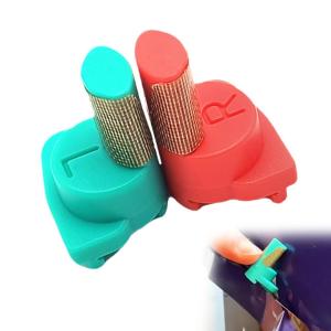 1 Pair Left/Right Hand Guide Trimming Edge Freehand Cutting Tool Two Distance Cuts Cutting Spacer for Film Cut Scratch-Free