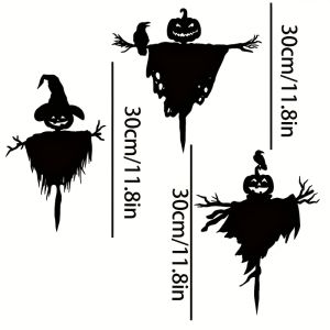 CIFbuy | CIFBUY Metal Wall Art Wrought Iron Pumpkin Sculpture Heavy Duty Spooky Indoor Outdoor Garden Porch Home Decor Ornament