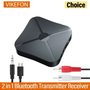 VIEKFON KN319 Bluetooth Transmitter Receiver 2 in 1 Stereo Audio Receiver Converter Wireless Adapter With RCA 3.5MM AUX For Car