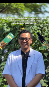 Goodbye Flu 1 Obat 3 Solusi mengobati flu berat batuk dan demam kucing 10ml