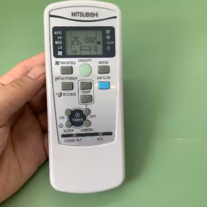 Điều khiển điều hoà Mitsubishi 1 nút xanh remote máy lạnh mitsusishi hàng loại sịn