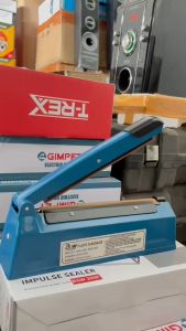 Impulse Sealer Plastik Anti Uap Warna Aqua untuk Penyekat Kantong Praktis