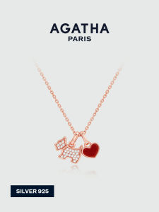 AGATHA | French Luxe Silver Clavicle Necklace
