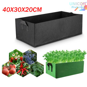 Non-Woven Fabric Nutrition Grow Bag Reusable Square Pocket Grow Bag Planter Planting Bag For Flower Vegetable Plant Supplies [COD][Ready Stock]