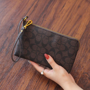 Fashionable Ladies Clutch Bag Small Change Purse Mobile Phone Bag Handbag Multi-Functional Handheld Bag for Young Women