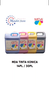 Tinta Konica 512i/14PL 5 Liter - C M Y K - MDA | Refill Print 5L
