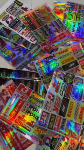 Isi 50 Lembar Sticker Racing Vinyl Hologram Sticker Pack Sticker Sponsor Racing Sticker Motor Sticker Kecil2 Cocok Buat Motor Mobil Hp Laptop Helm Sudah Cutting Potongan Siap Tempel MS STICKER BENGKEL 50 PCS