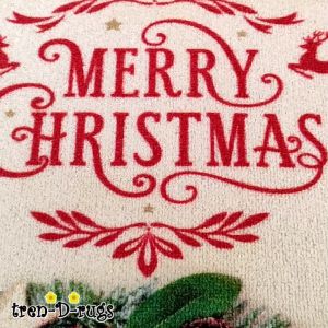 Tren-D-Rugs: Karpet Keset Kaki Imlek & Natal Christmas 50 x 100 cm