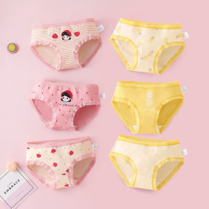 Girl Underwear Kids Pure Cotton Boxer without Pp Cotton Triangle Baby Girl Childrens Little Girl Shorts Boxer