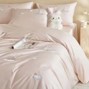 shui yang | Water-like Long-staple Cotton Cartoon Embroidery Bedding Set