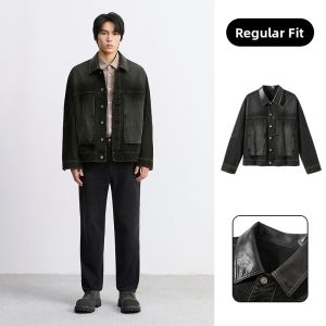 GXG | Trendy Washed Denim Jacket Fall Season