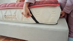 WARRIOR Matras Protector ukuran 200x90x5 cm | Matras Topper | Mattress Topper | Kasur Lantai | Topper Springbed | Pelindung Springbed
