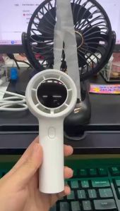 USB Mini Portable Handheld Fan Rechargeable 100 gears Digital Display High Speed Fan Mini Fan Portable Air Cooling Fan迷你手持风扇