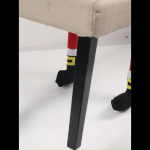New Christmas Chair Foot Covers Hotel & Restaurant Holiday Decoration Supplies Festive Furniture Leg Sleeve Protector for Stools & Dining‑Room Tables