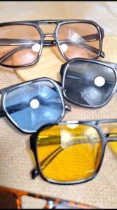 Kacamata Hitam Korea Wanita & Kacamata Retro Klasik Frame Besar Plww09