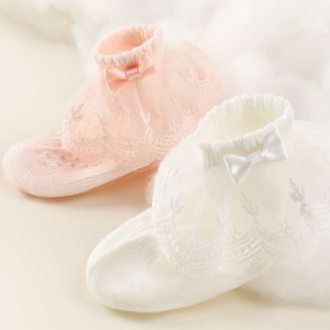 2Pairs/set Child Socks For Girls Teenager Sweet Lolita Lace Bow Kids Princess Socks Summer Childrens Cotton Baby Toddler Sock
