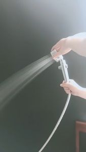 High Pressure Shower Head 3 Modes Adjustable Handheld Shower Head Pressurized Water Saving Flow 360 Degree Rotating Nozzle Impurity Filter Bathroom Accessories