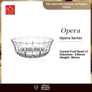 High Aesthetic Crystal Glass Fruit Bowl