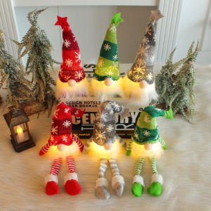 Christmas Faceless Doll  with Light Merry Christmas Home Decoration Xmas Ornaments Christmas Gifts