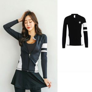 Womens Wetsuit Long Sleeve Zipper Hooded Swimsuit for Surfing And Hot Spring Swimming Quick Dry Diving Suit Outdoor Travel Gear