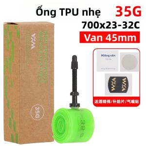 VXM | Lốp Xe Đạp Trong TPU Cao Cấp 700X23-32C Van Pháp Hợp Kim Nhôm Lốp Xe Đạp Di Động 48/65/85mm