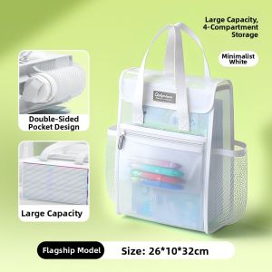 MPRINCE | Exam Specialized Large Capacity Clear Shoulder Bag With Flip Top Design