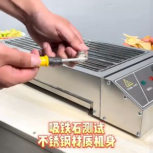 Kompor Pemanggang Sosis Listrik BBQ Griller Besar Panggangan Daging Grill Listrik Besar / Alat Panggangan Pemanggang BBQ Listrik Besar