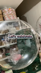 11/18/20/24/36inch Transparent BoBo Balloon DIY Mother Balloon for Wedding Anniversary Birthday Party Decoration Party needs