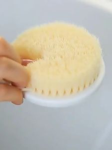 Body Brush Bath Brush Long Wooden Handle Back Scrubber Brush Bath Accessories Skin Cleansing For Men And Women