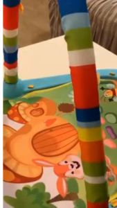 Huanger 3in1 newborn baby toddler activity piano play gym fitness rack mat baby playmat