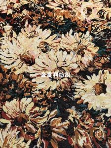 Túi Vải Dệt Nhiều Màu Chất Lượng Cao Mô Phỏng Monet Vải Nỉ Thêu Hoa Vải Trang Trí Bàn Vải Tự Làm Vải Ghế Sofa Vải Túi Vải Giày