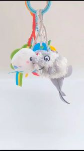 [ALONK.S] Mainan 4in1 Gantungan Stroller bayi / Mainan Rattle Teether Bayi