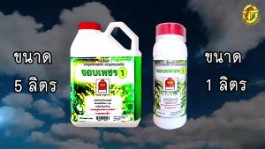 `ดอกลำไย ชนิด 1 ขนาด 1 ลิตร ฉีดพ่น สารเร่งฉีดพ่นทางใบ สีเขียว`