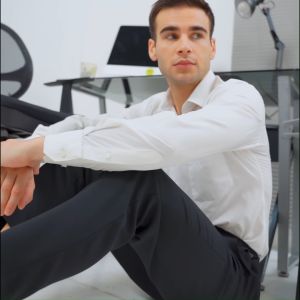 DZARGO - Celana Ankle Pants Pria (formal bahan kantor kain kerja) panjang slimfit