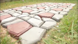 Ueblock✈ Garden Pavement Mold DIY Paving Cement Brick Stone Road Concrete Path Maker