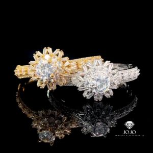 V599 Vòng tay nữ đính đá CZ cao cấp thiết kế trẻ trung JOJO